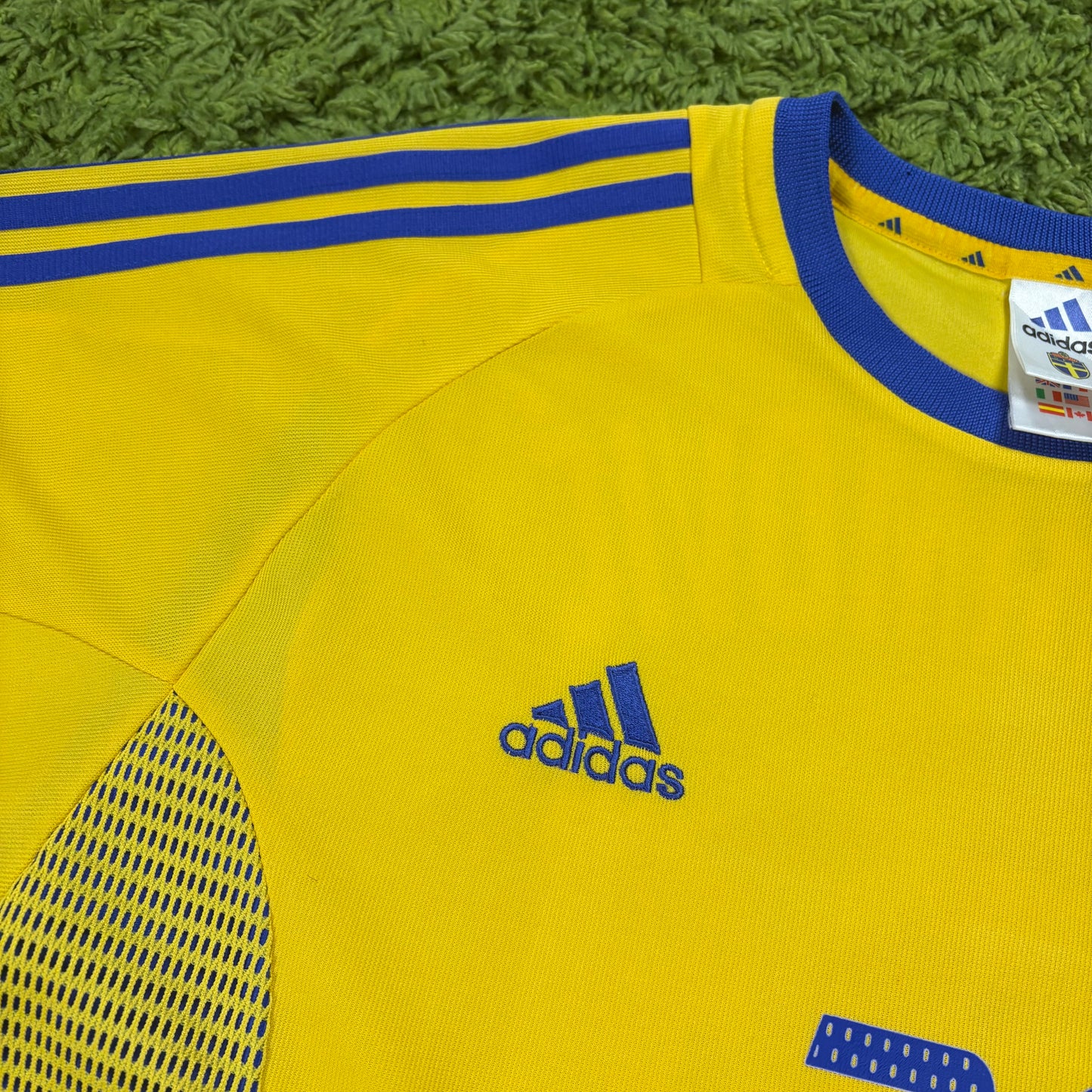 Adidas Schweden Ibrahimovic Trikot Gelb Größe L 2002