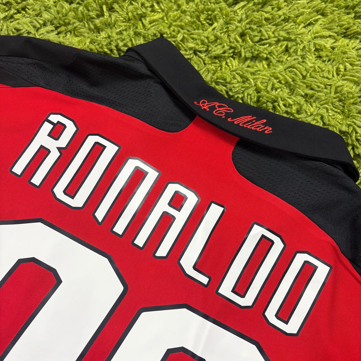 Adidas AC Mailand Milan Milano Ronaldo R9 Trikot rot Größe XL 2007 2008 #99