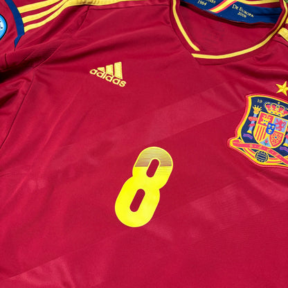 Adidas Spanien Xavi Trikot rot Größe M 2012