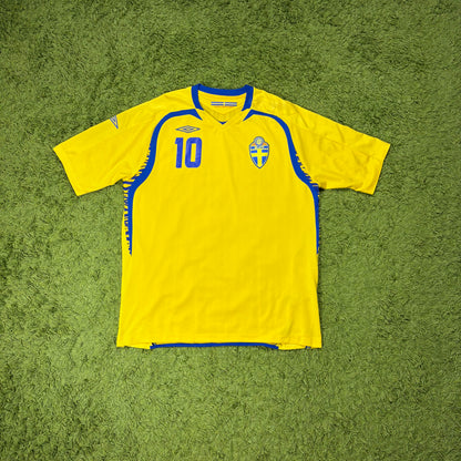 Umbro Schweden Ibrahimovic Trikot Gelb Größe XL 2008