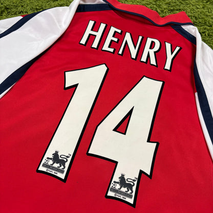 Nike Arsenal FC Henry Trikot rot Größe XL 1999 2000