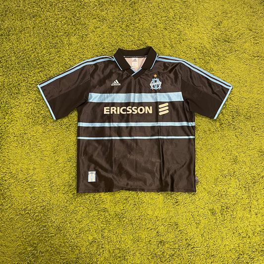 Adidas Olympique Marseille Trikot schwarz Größe XL 1999 2000