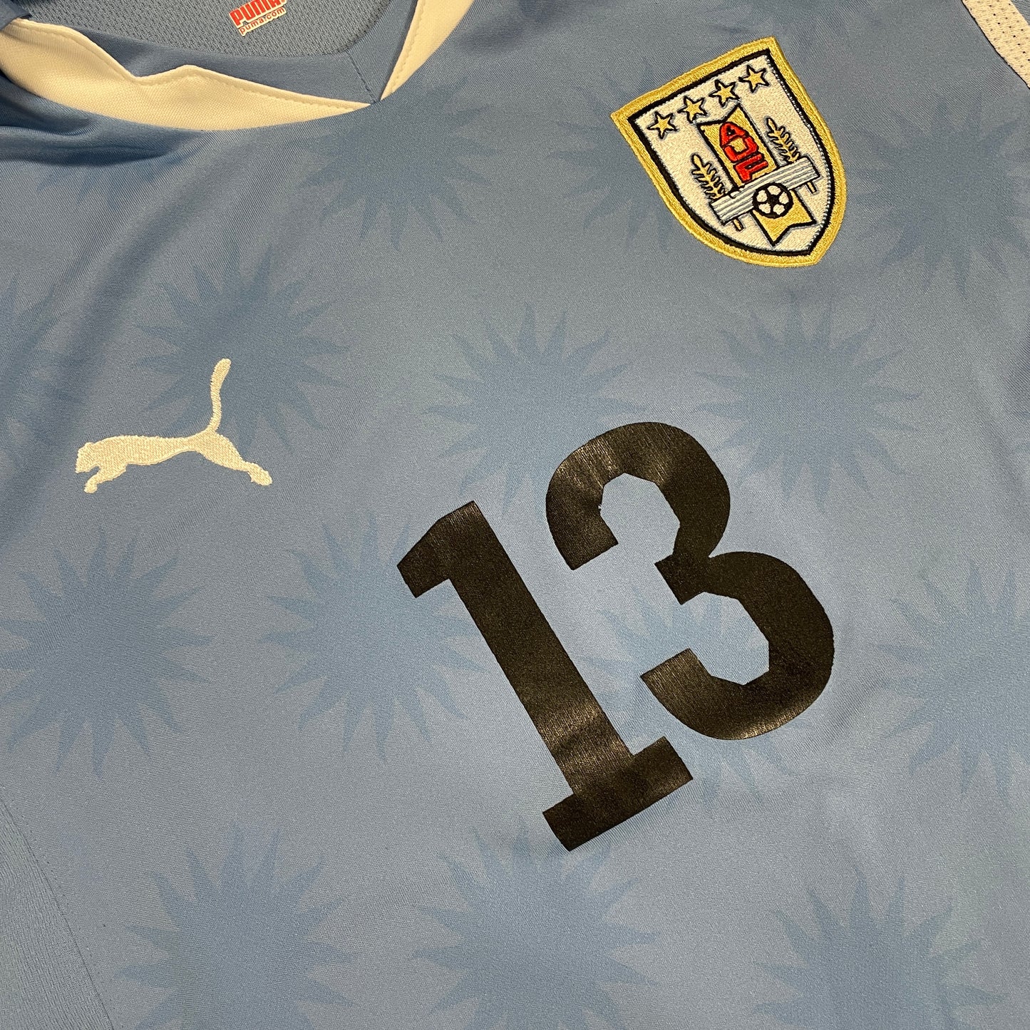 Puma Uruguay Olivera Trikot blau Größe M 2010