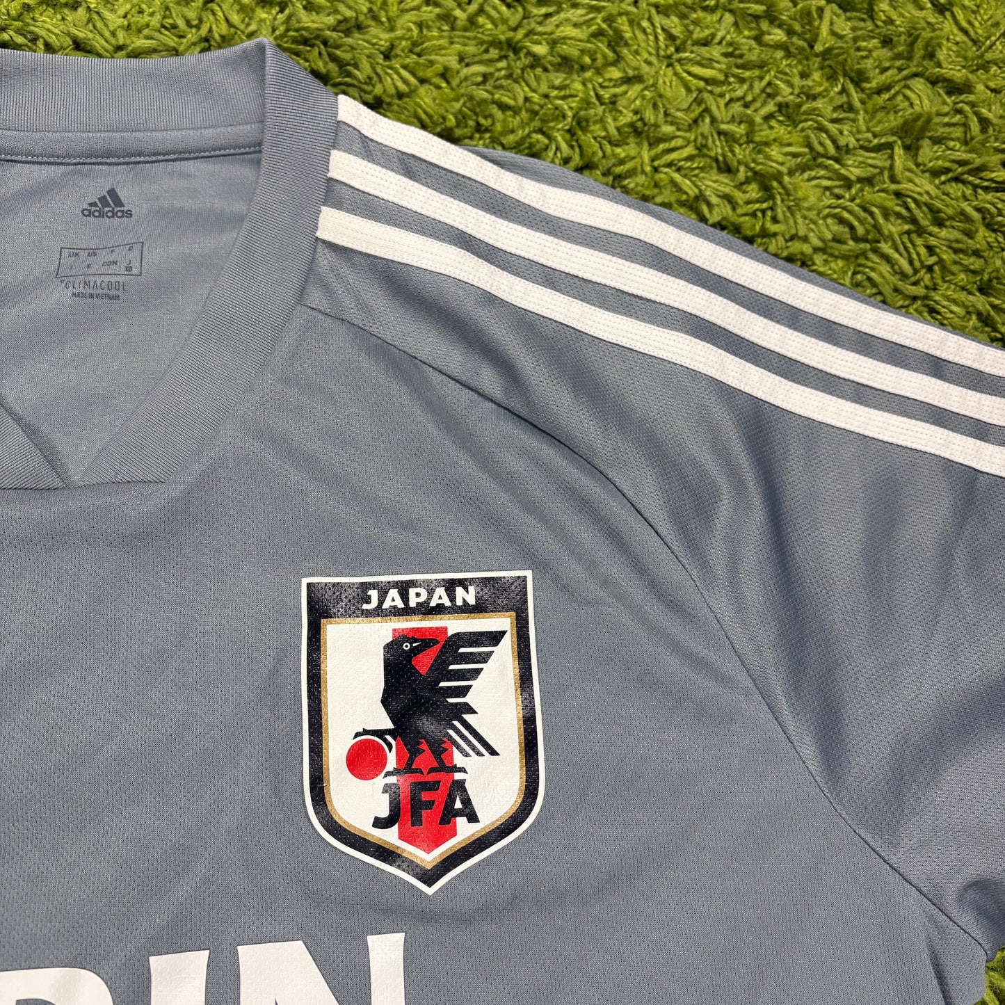 Adidas Japan Trikot Training grau Größe XL 2018