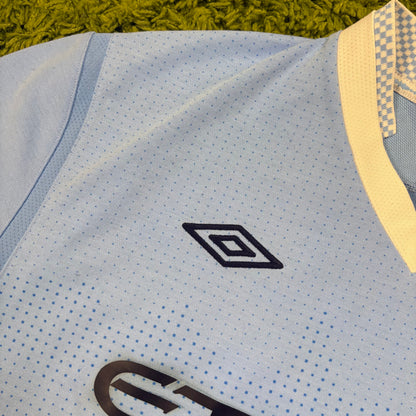 Umbro Manchester City Kun Agüero Trikot hell blau Größe XL 2011 2012