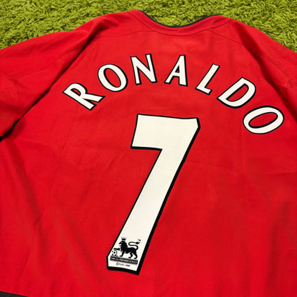 Nike Manchester United Ronaldo CR7 Trikot rot Größe L 2003 2004