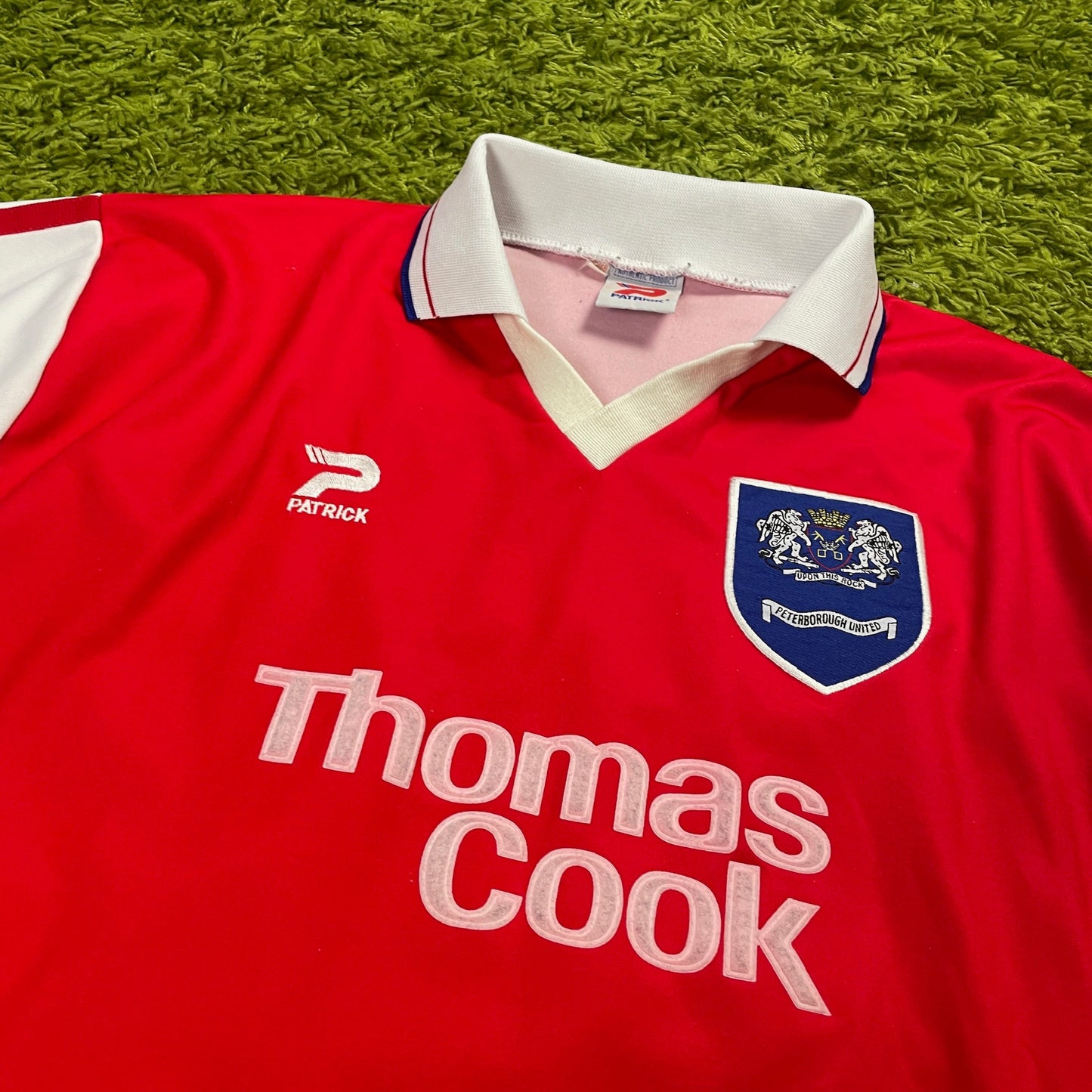 Patrick Peterborough United Trikot rot Größe XL 1997 1998