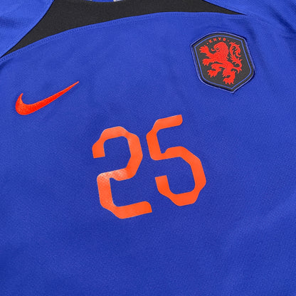 Nike Niederlande Holland Xavi Simons Trikot blau Größe XL 2022