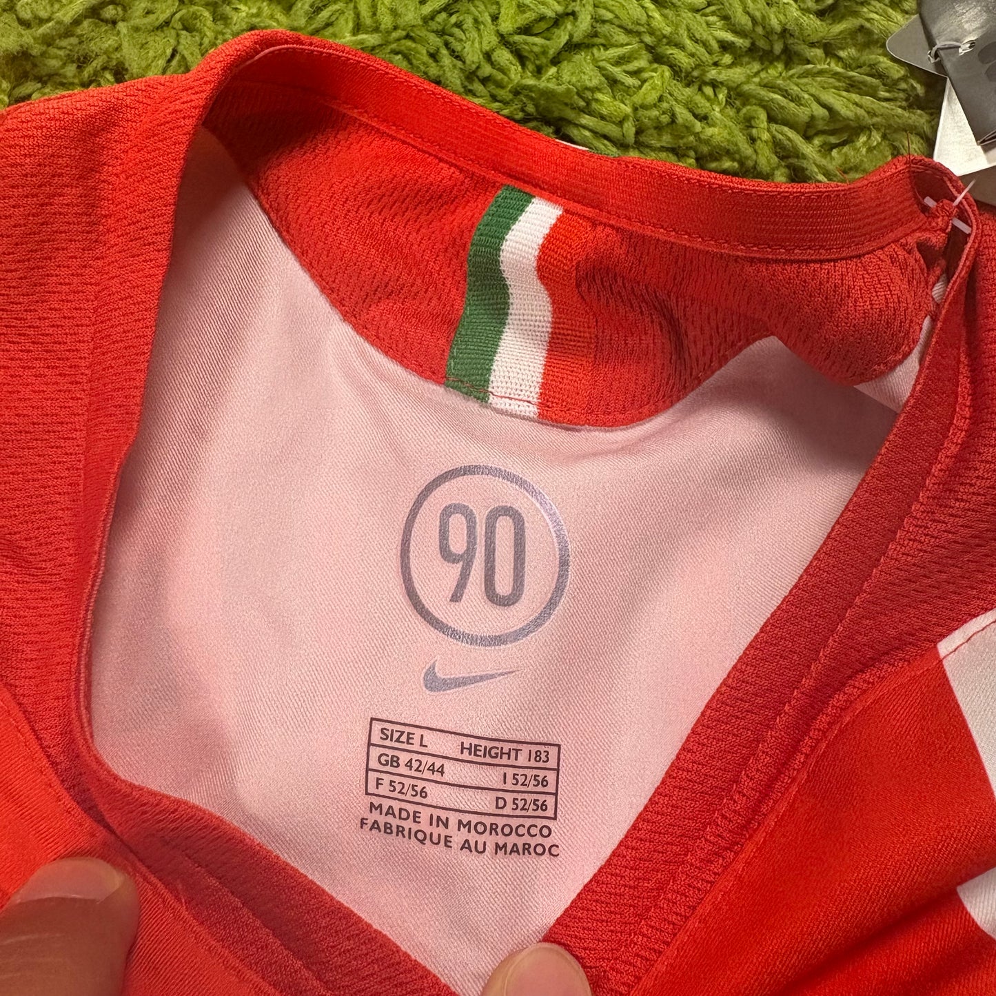 Nike Juventus Turin Nedved Trikot rot Größe L Neu Signiert 2005 2006