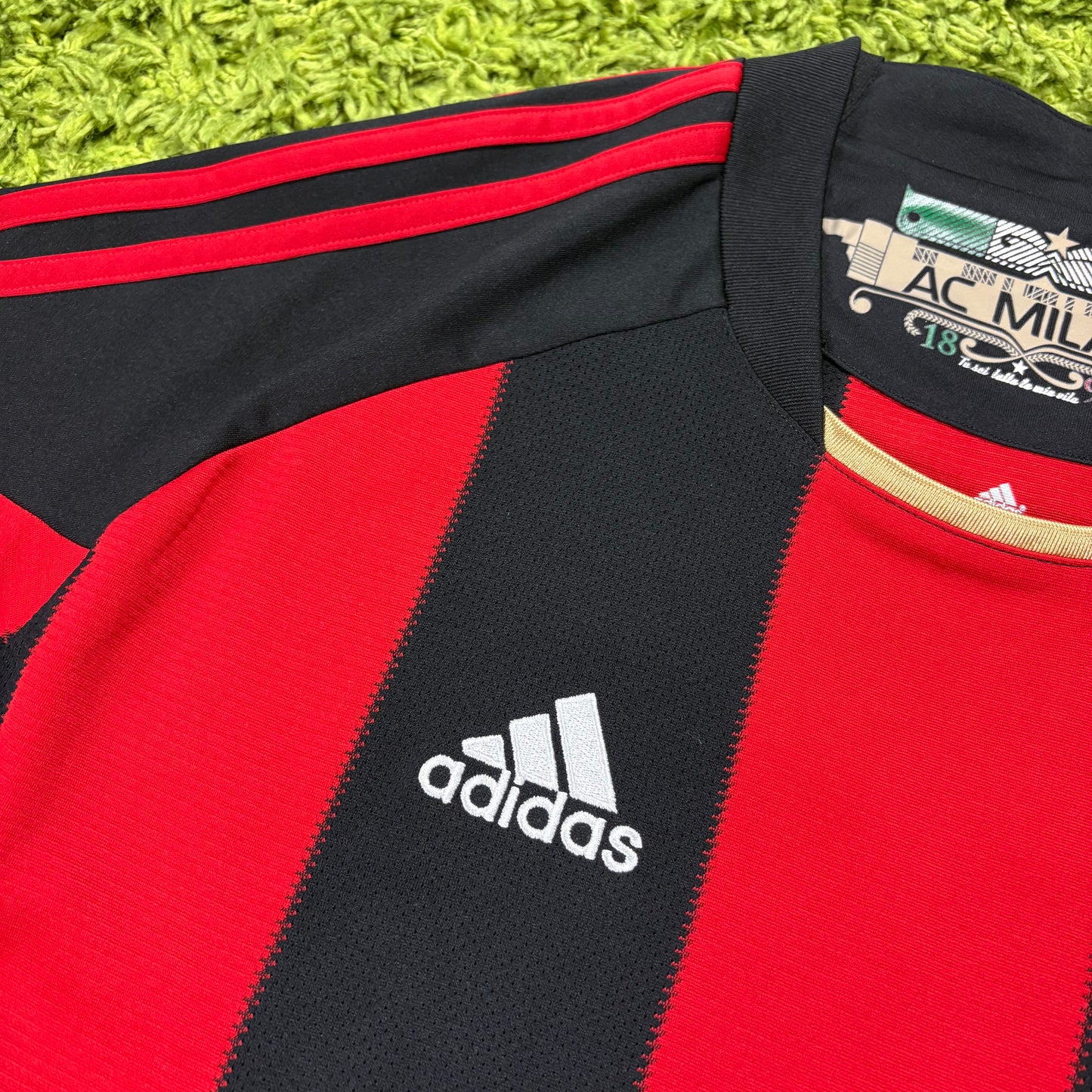 Adidas AC Mailand Ibrahimovic Milan Trikot rot schwarz Größe XL 2010 2011 Neu mit Etikett