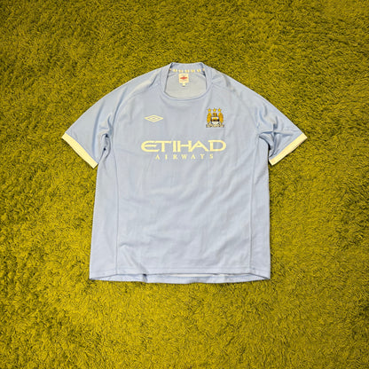 Umbro Manchester City Tevez Trikot blau Größe XXL 2011 2012