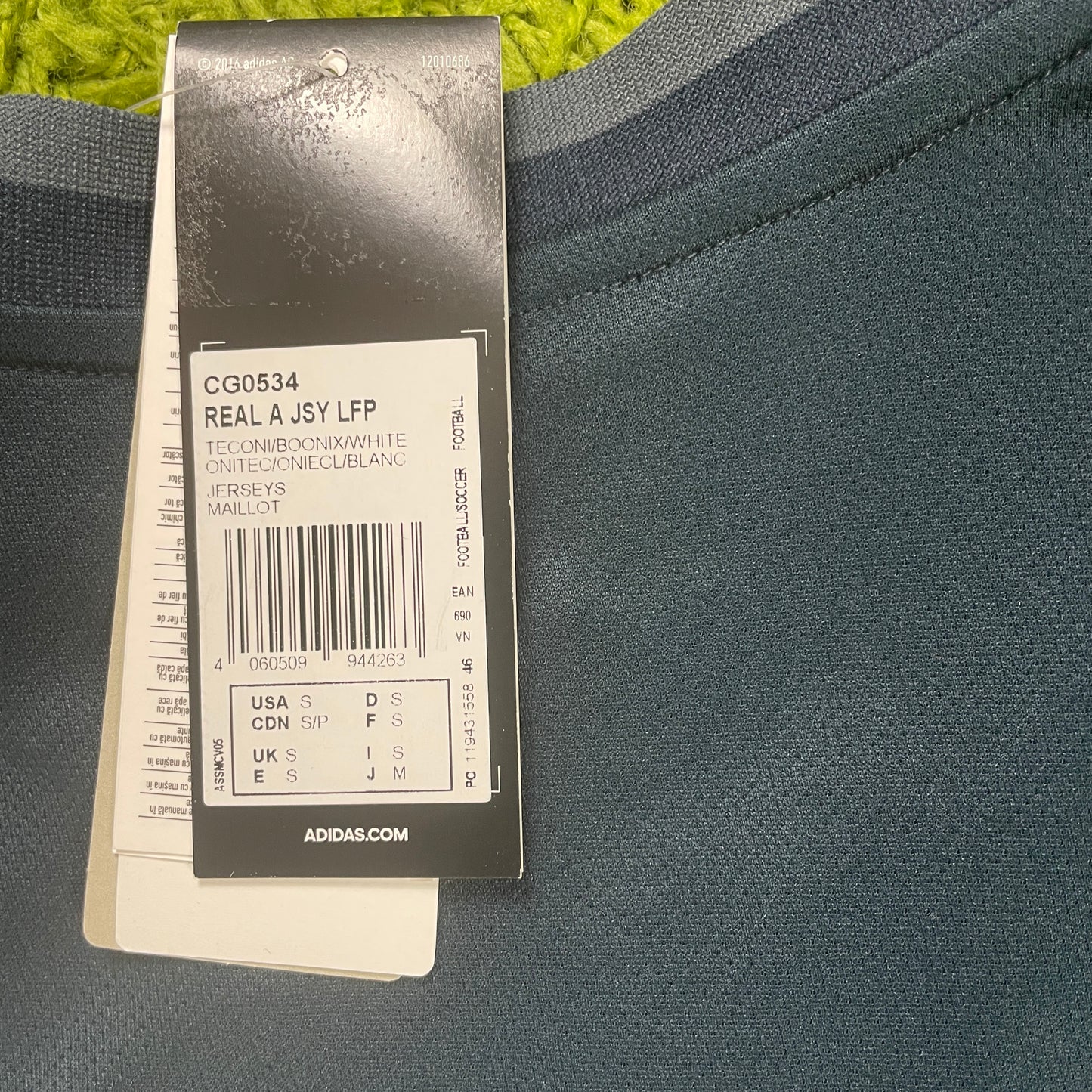 Adidas Real Madrid Trikot grau Größe S 2017 2018