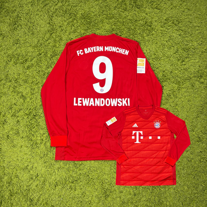 Adidas FC Bayern München Lewandowski Trikot rot Größe L 2018 2019