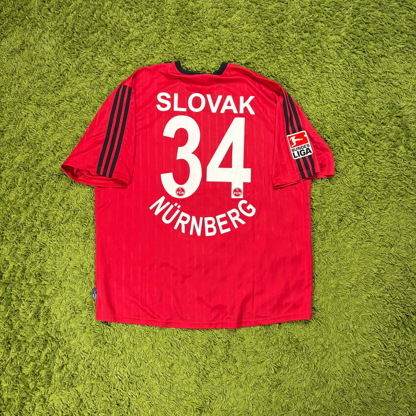 Adidas 1. FC Nürnberg Slovak Trikot rot Größe XL 2004 2005 matchworn