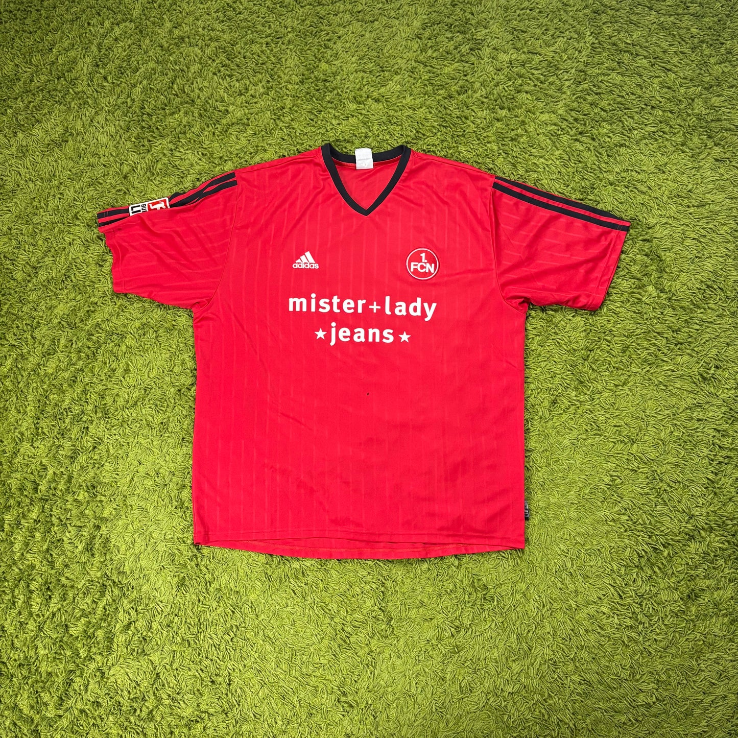 Adidas 1. FC Nürnberg Slovak Trikot rot Größe XL 2004 2005 matchworn