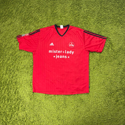 Adidas 1. FC Nürnberg Slovak Trikot rot Größe XL 2004 2005 matchworn