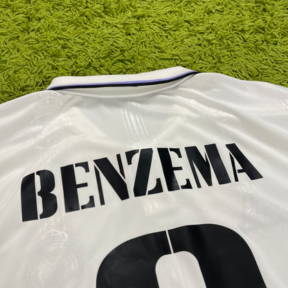 Adidas Real Madrid Benzema Trikot weiß Größe M 2022 2023