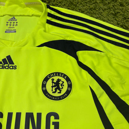 Adidas FC Chelsea Ballack Trikot grün neon Gelb Größe XXL 2007 2008
