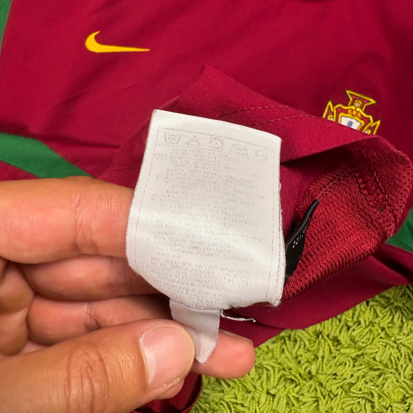 Nike Portugal Cristiano Ronaldo Trikot rot Größe L 2002