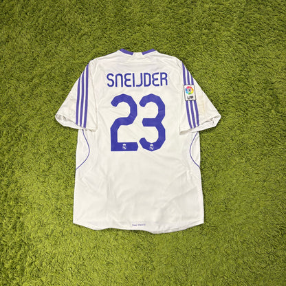 Adidas Real Madrid Sneijder Trikot Größe M weiß 2007 2008