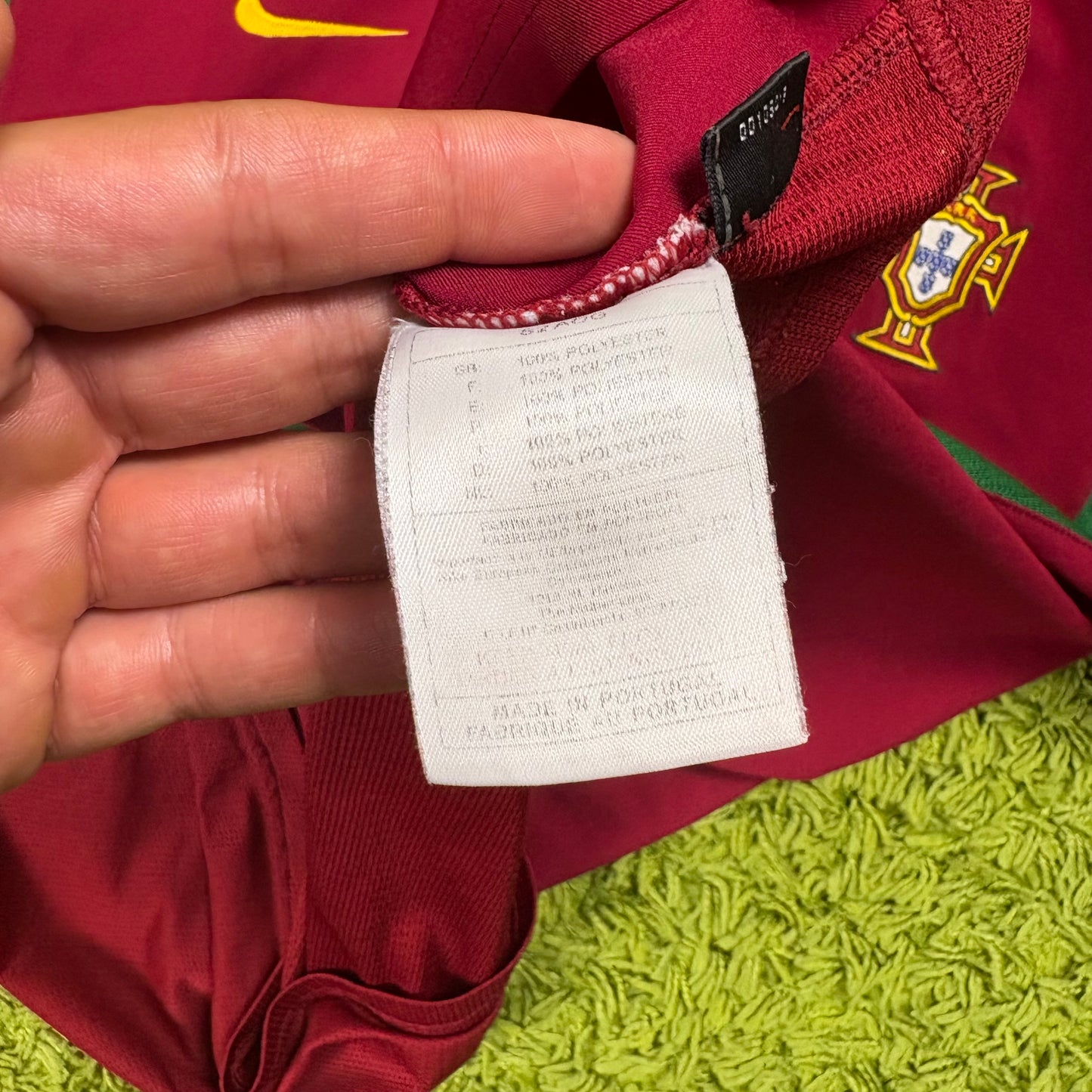 Nike Portugal Cristiano Ronaldo Trikot rot Größe L 2002
