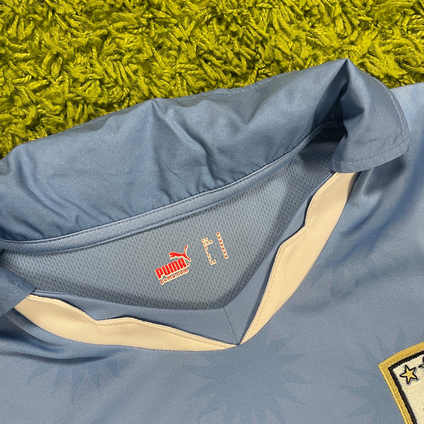 Puma Uruguay Olivera Trikot blau Größe M 2010