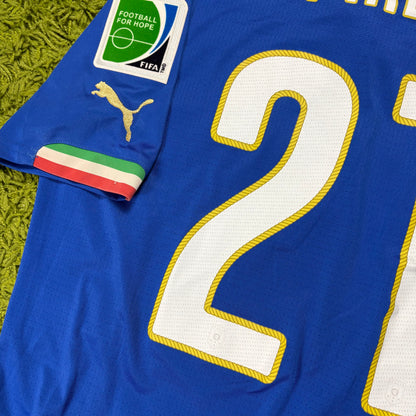 Puma Italien Pirlo Trikot blau Größe M 2014