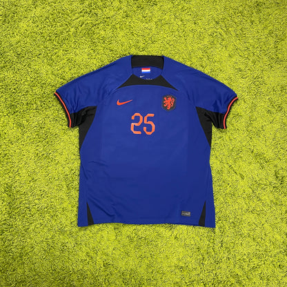 Nike Niederlande Holland Xavi Simons Trikot blau Größe XL 2022