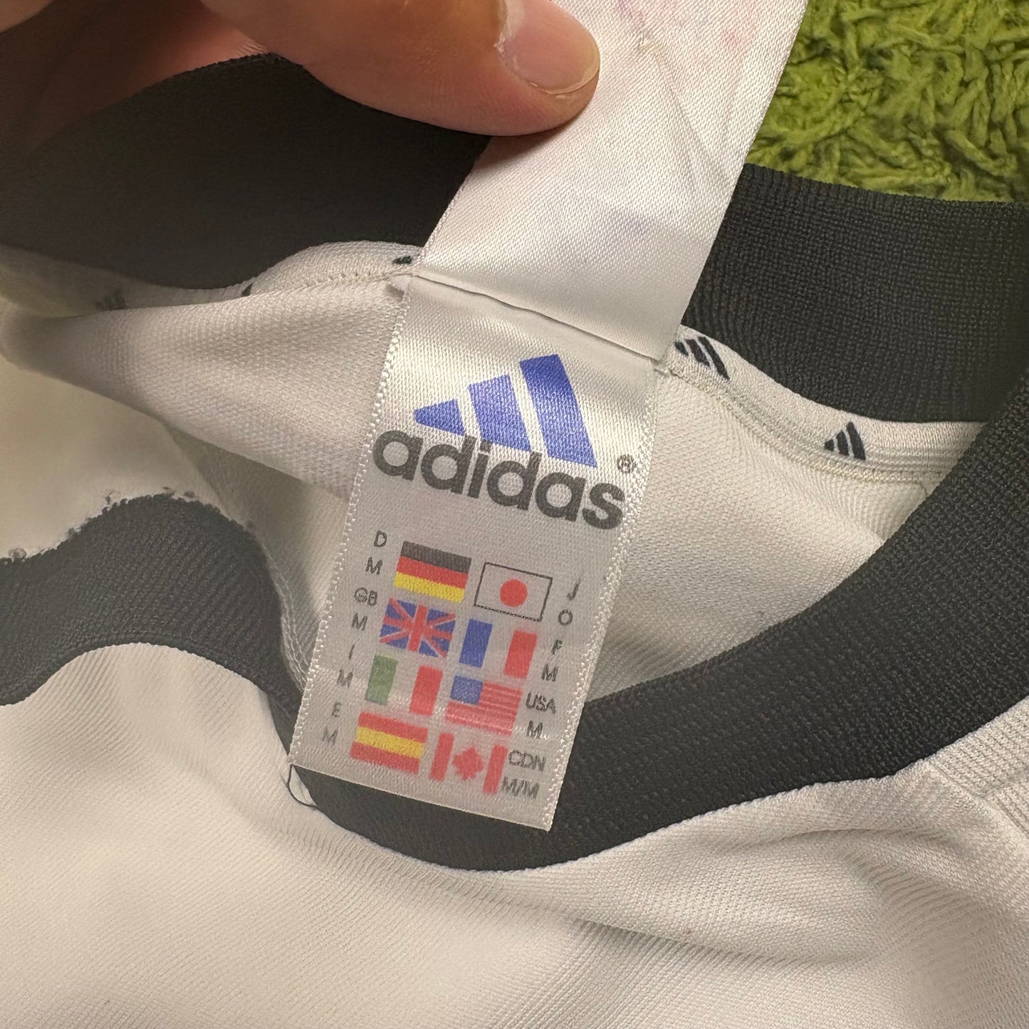 Adidas Deutschland DFB Asamoah Trikot Weiß Größe M 2002