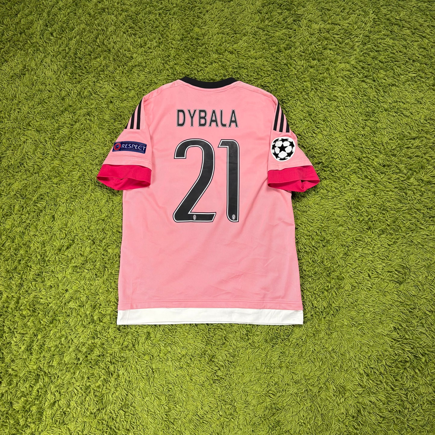 Adidas Juventus Turin Dybala Trikot rosa Größe M 2015 2016
