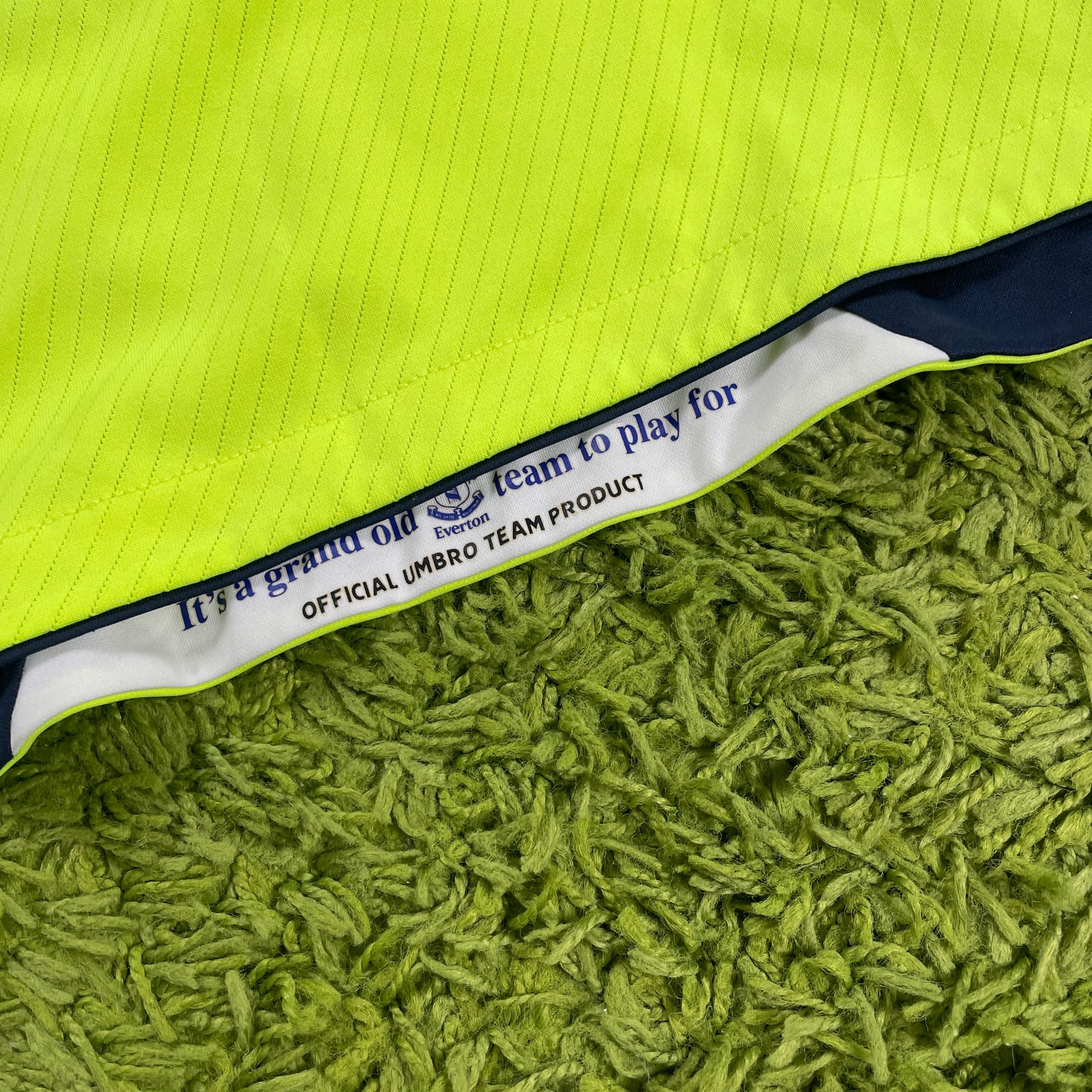 Umbro Everton FC Trikot grün Neon 2008 2009 Größe M