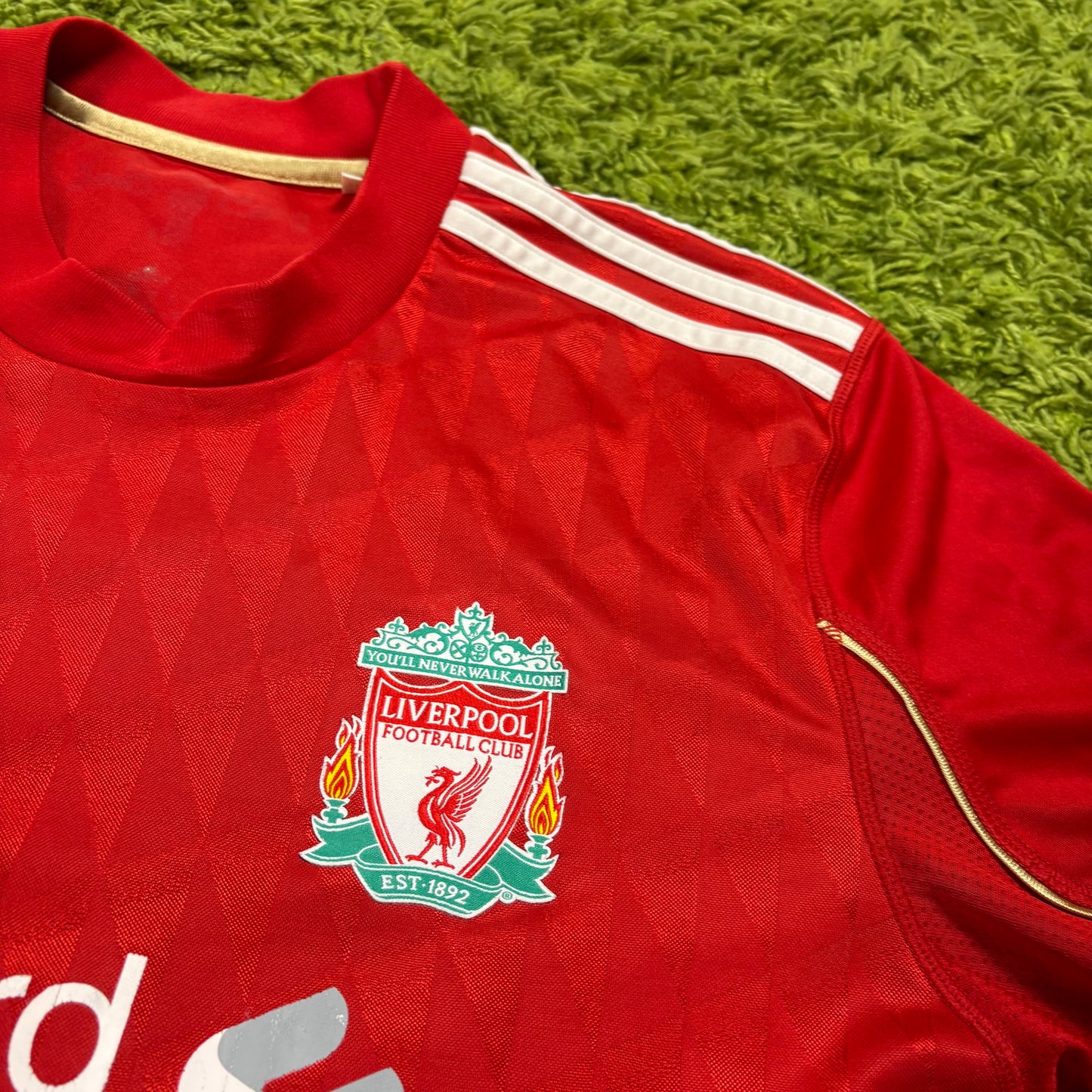 Adidas FC Liverpool Trikot Langarm rot Größe L 2010 2011