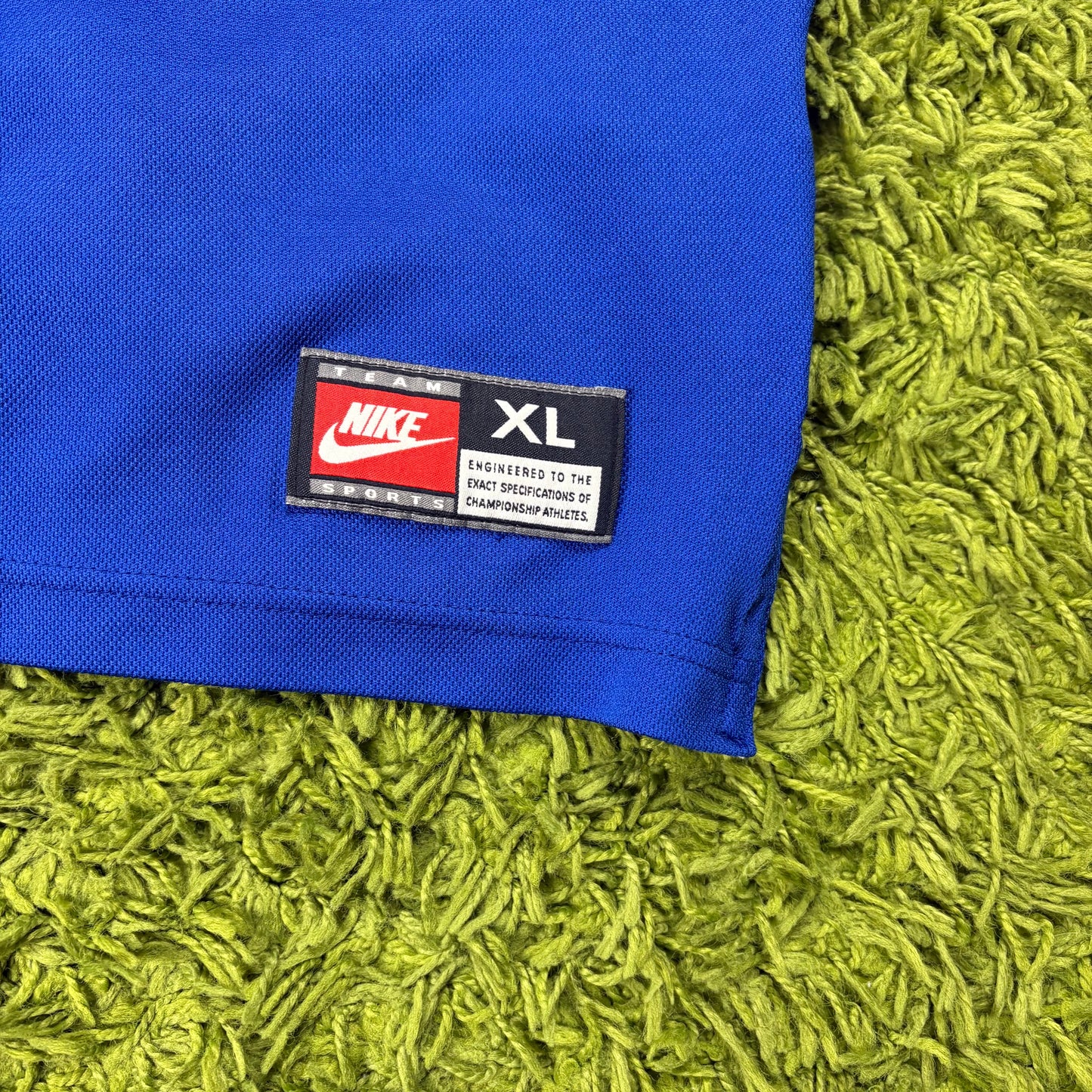 Nike Brasilien Ronaldo (Ronaldinho) Trikot blau Größe XL 1998