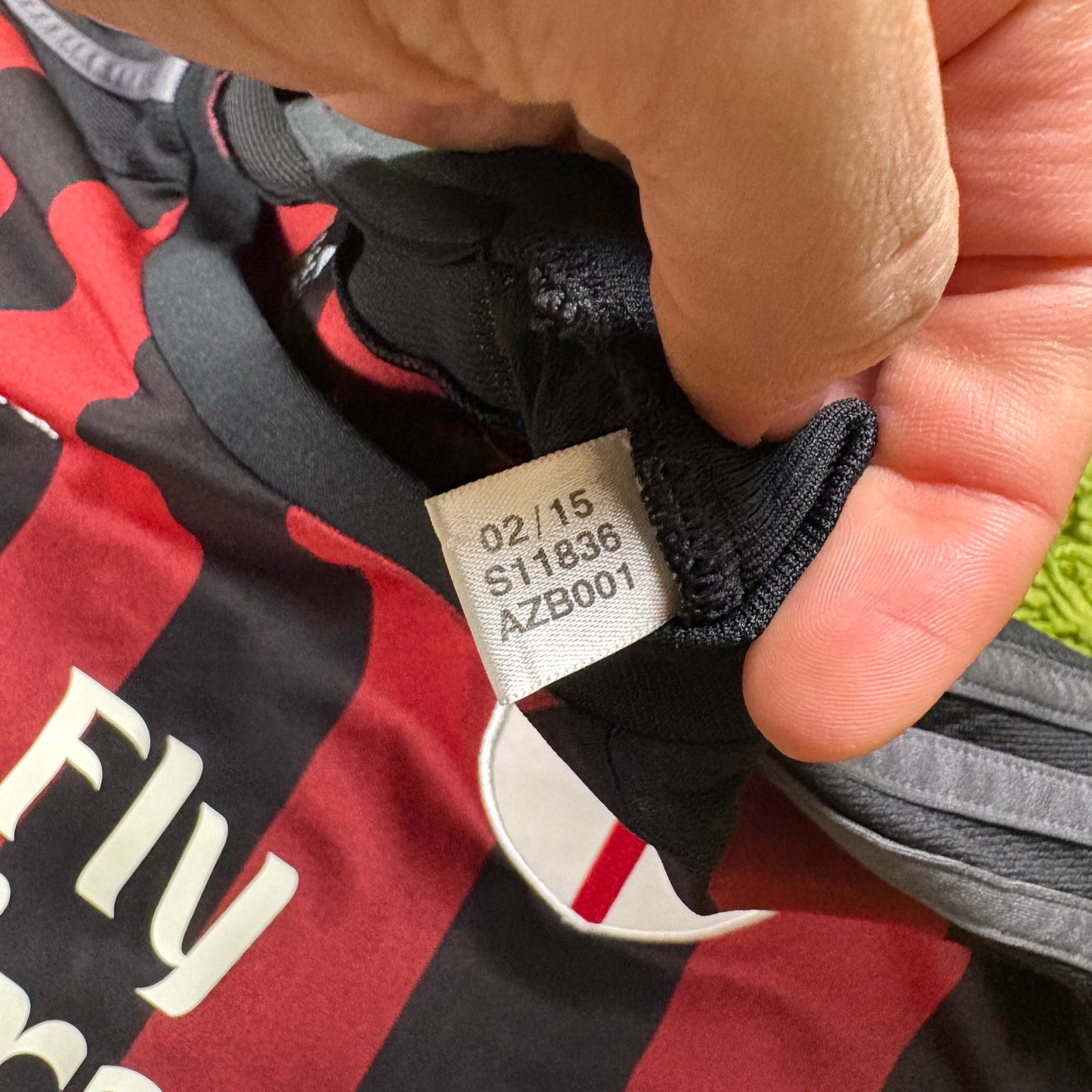Adidas AC Mailand Milan Simic Trikot schwarz Größe XL 2014 2015