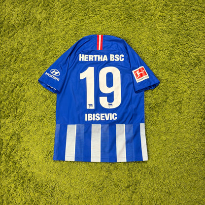 Nike Hertha BSC Berlin Ibisevic Trikot blau Größe M 2018 2019