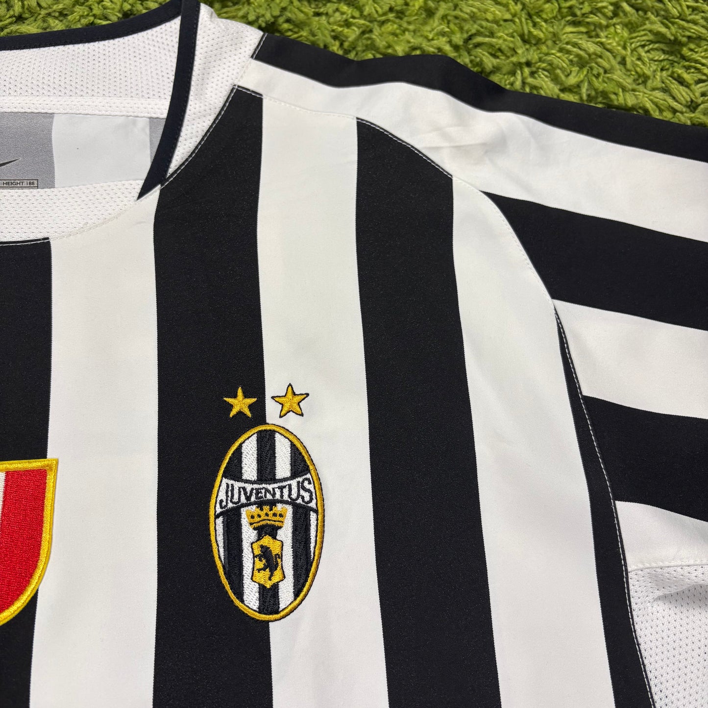 Nike Juventus Turin Nedved Trikot Weiß schwarz Größe XL 2003 2004