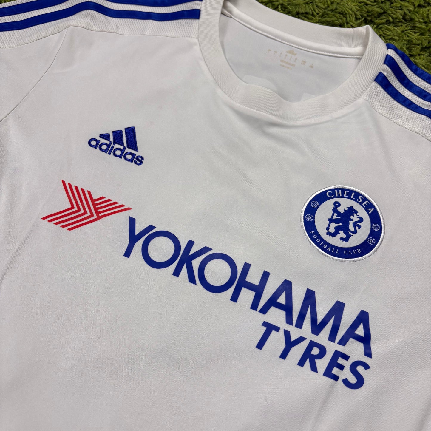 Adidas FC Chelsea Falcao Trikot Weiß Größe L 2015 2016