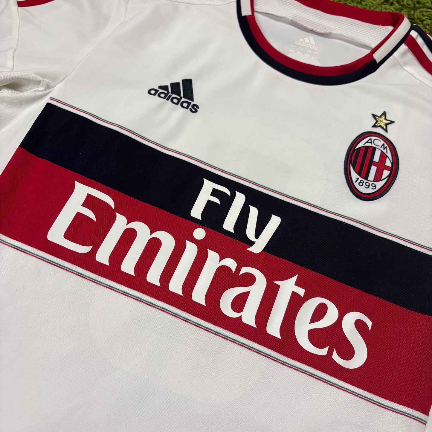 Adidas AC Mailand Milan Nocerino Trikot Weiß Größe M 2012 2013