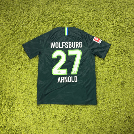 Nike VFL Wolfsburg Arnold Trikot Grün Größe L 2018 2019