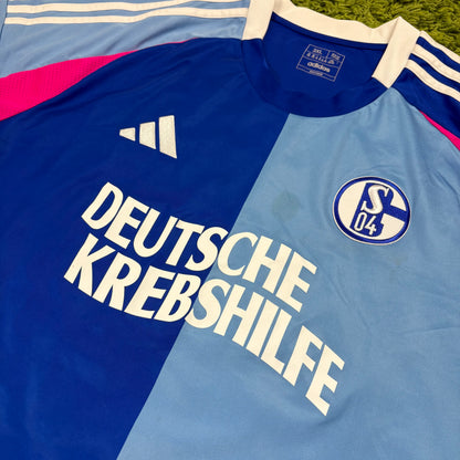 Adidas FC Schalke 04 Trikot blau Größe XXXL 3XL 2024 2025