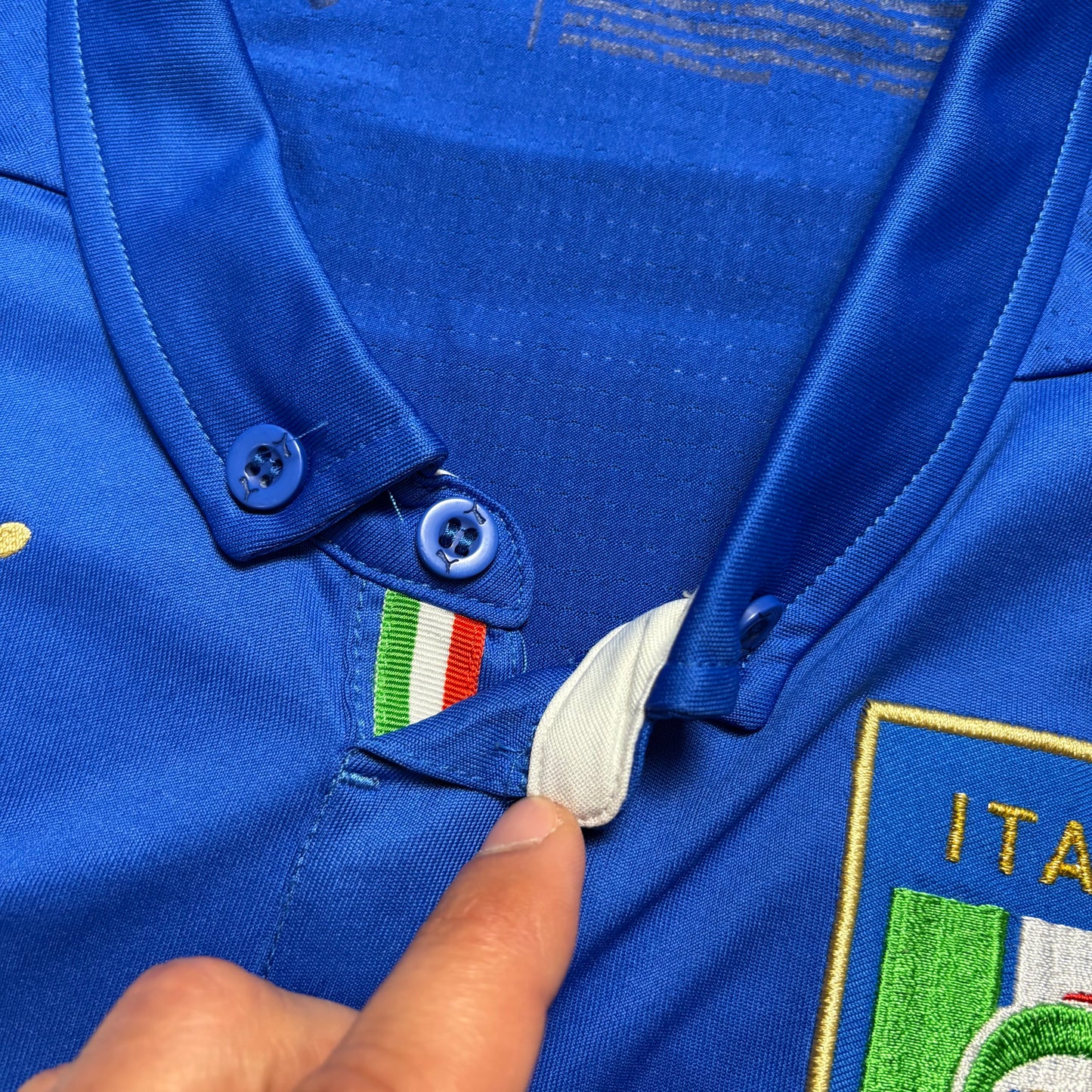 Puma Italien Pirlo Trikot blau Größe M 2014