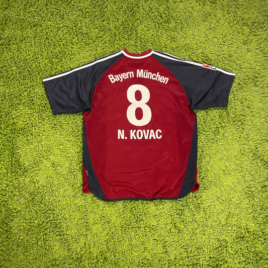 Adidas FC Bayern München Trikot Niko Kovac Größe XL Bordeaux 2001 2002