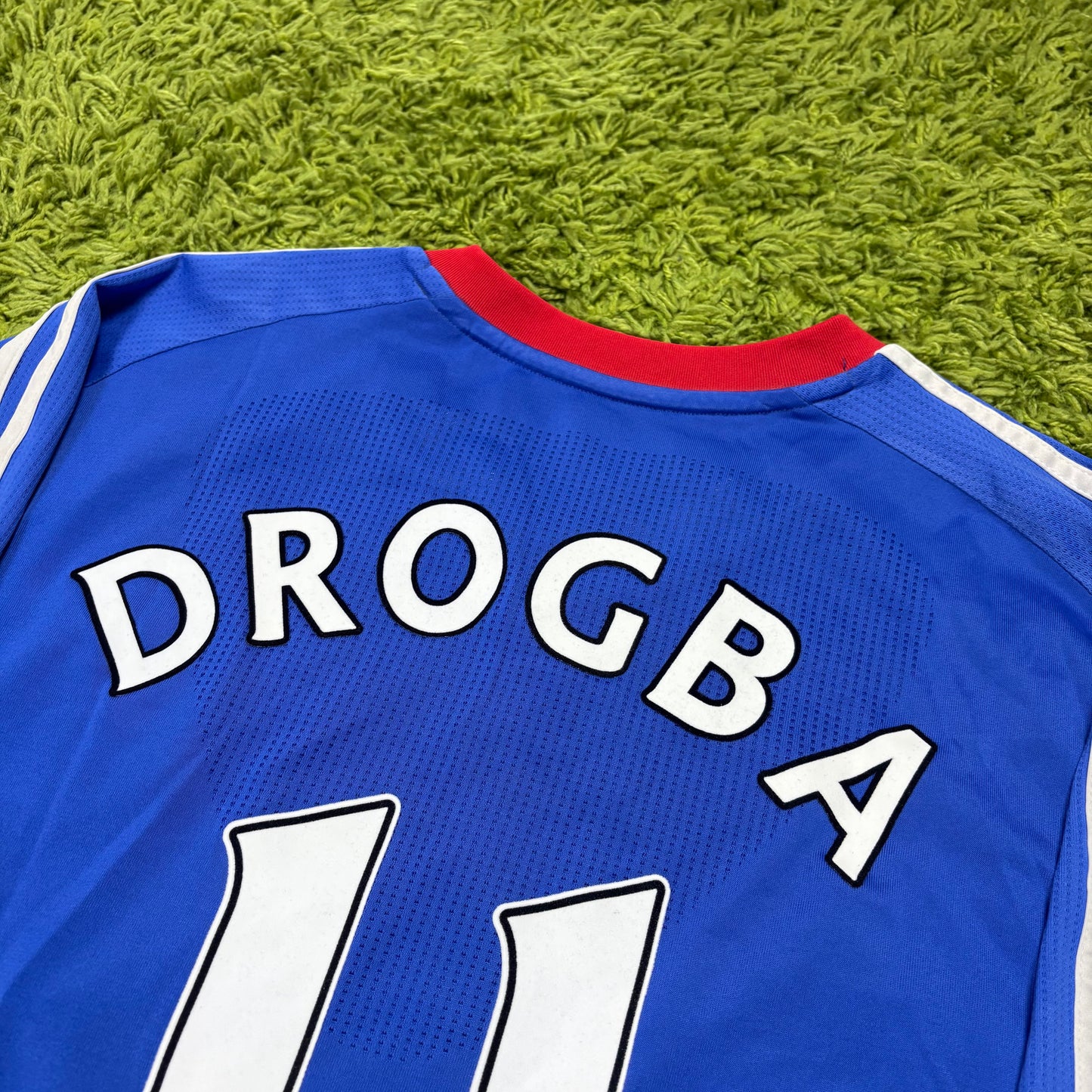 Adidas FC Chelsea Drogba Trikot blau Größe XXL 2010 2011