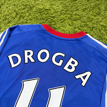 Adidas FC Chelsea Drogba Trikot blau Größe XXL 2010 2011
