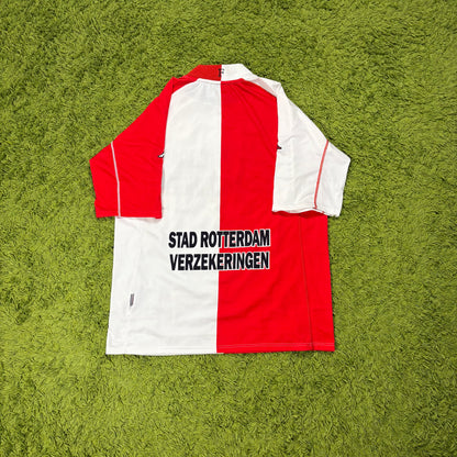 Kappa Feyenoord Rotterdam Trikot rot Weiß Größe L 2002 2003