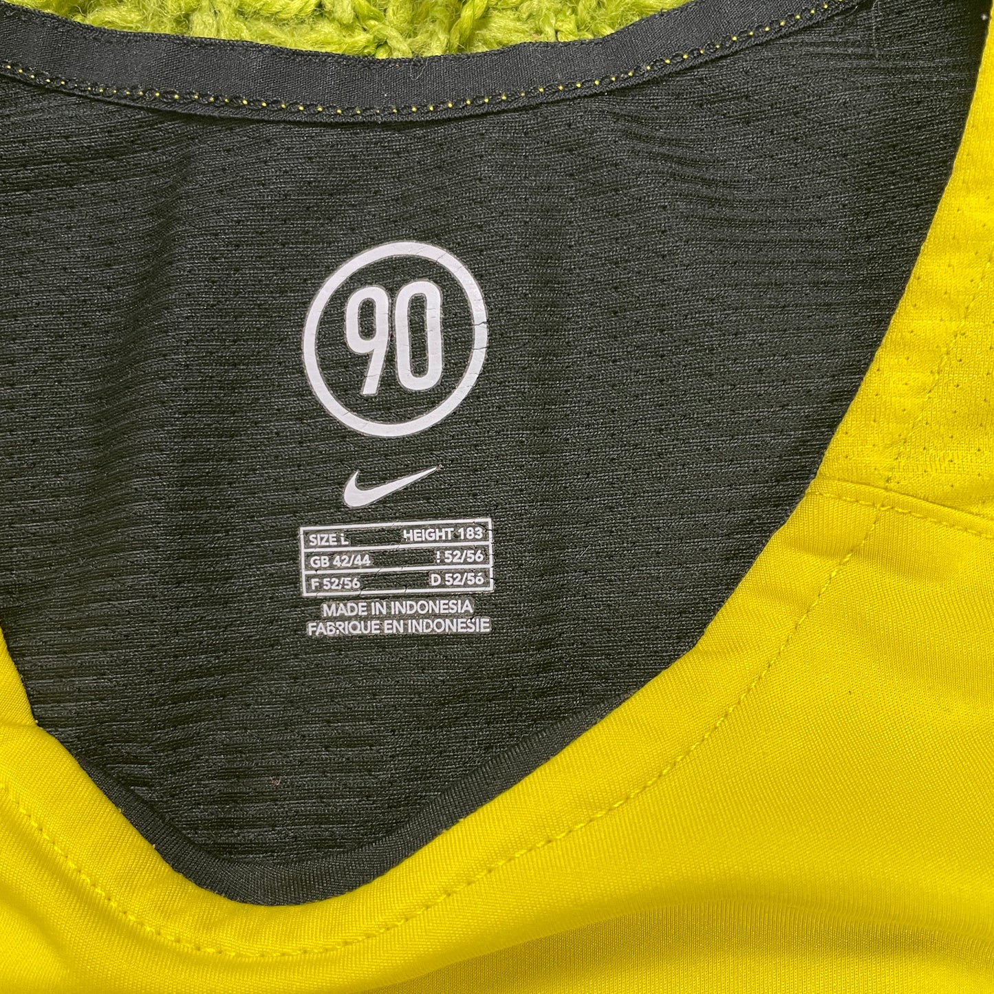 Nike Borussia Dortmund BVB Trikot gelb Größe L 2000er