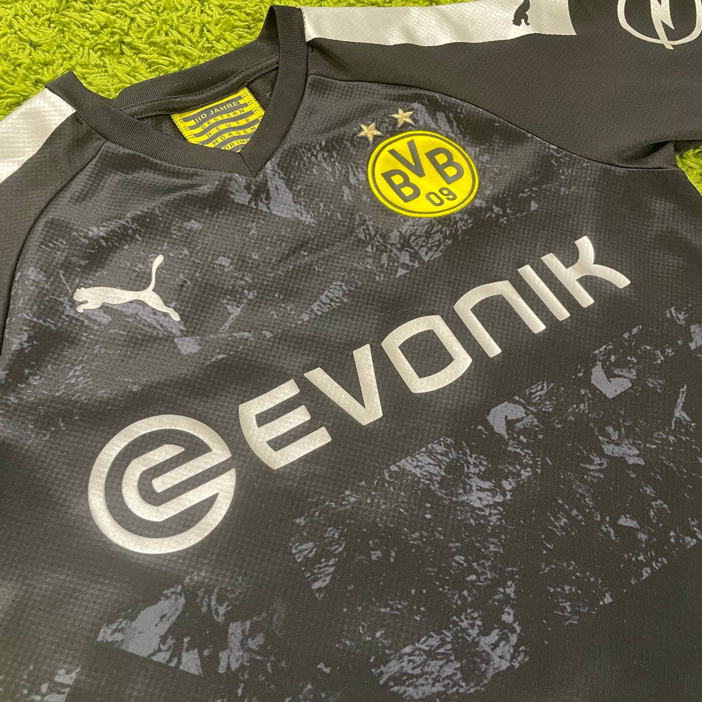 Puma Borussia Dortmund BVB Haaland Trikot grau Größe S 2019 2020