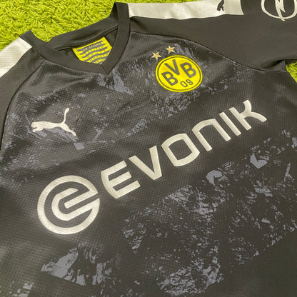 Puma Borussia Dortmund BVB Haaland Trikot grau Größe S 2019 2020