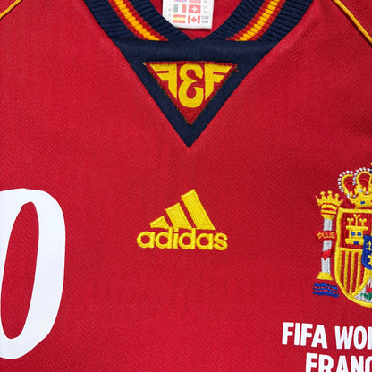 Adidas Spanien Raul Trikot rot Größe M 1998