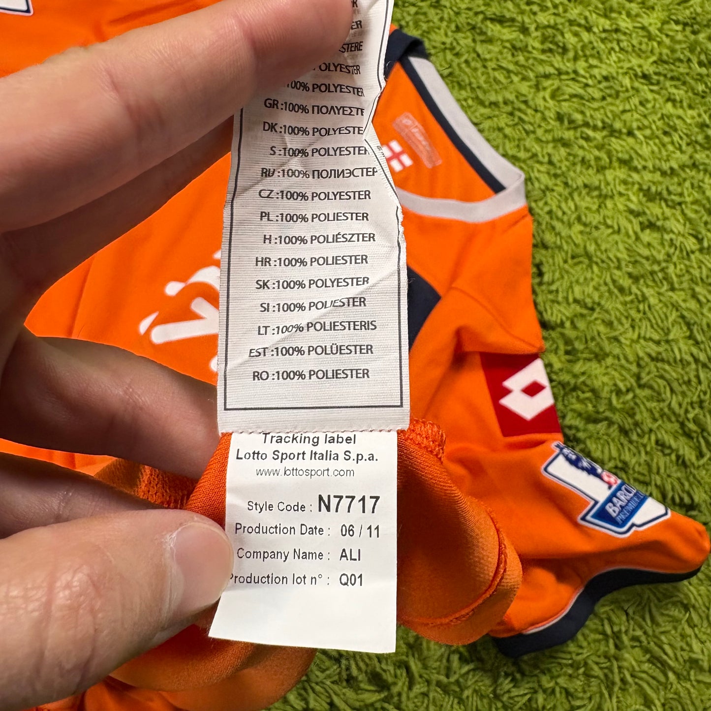 Lotto Queens Park Rangers Wright Phillips Trikot Orange Größe XXL 2011 2012